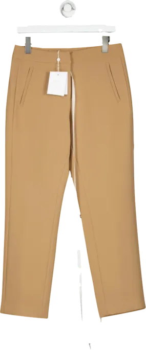 Aavelle Beige Classic Trousers In Camel UK M