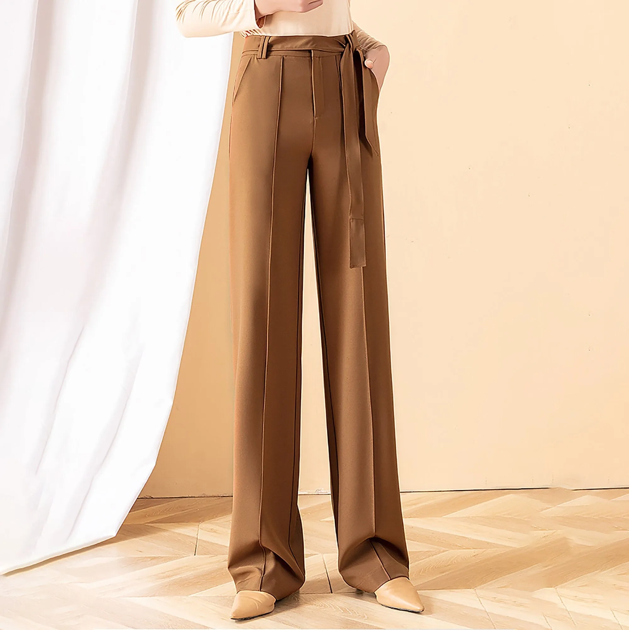 Allison Relaxted Wide Leg Long Pants