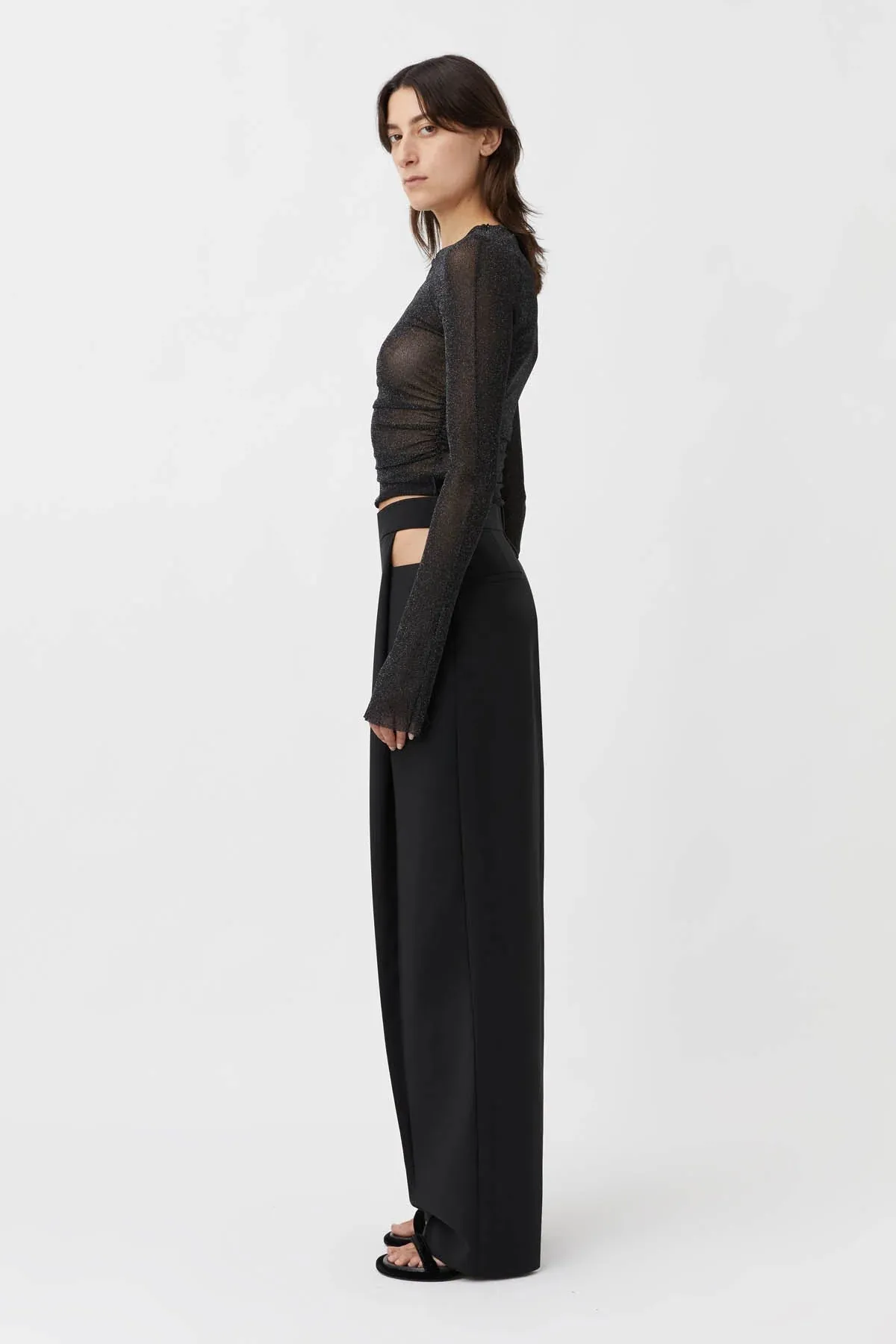 ALMA TAILORED PANT-BLACK