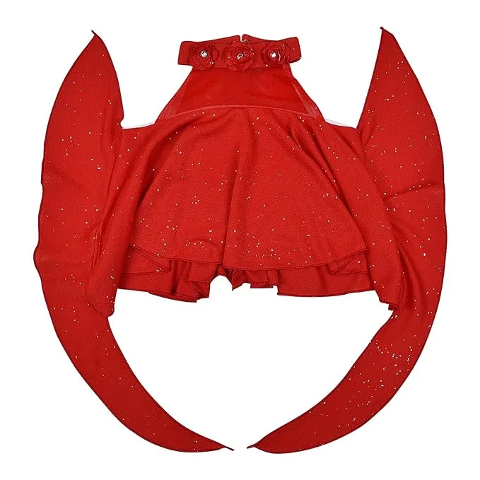 Baby Girls Red Top and Shorts Dress