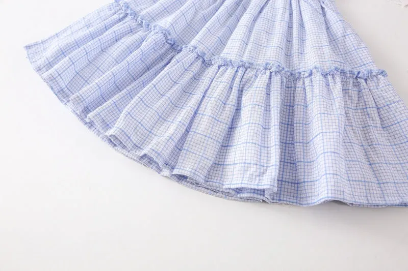 Baby Kid Girls Checked Skirts