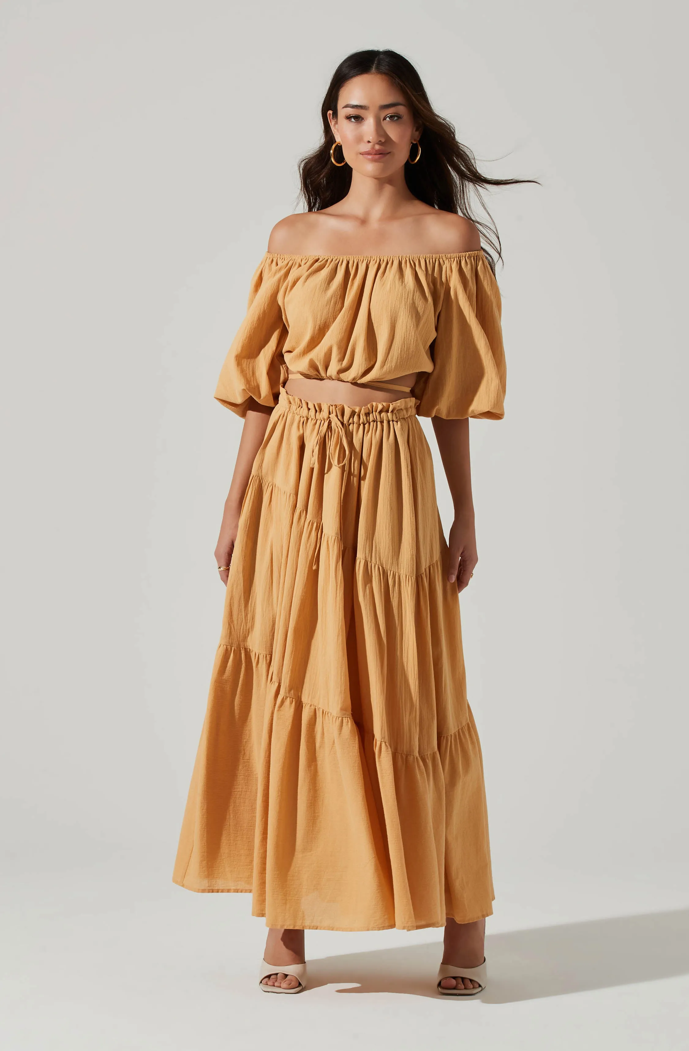 Balboa Tiered Maxi Skirt