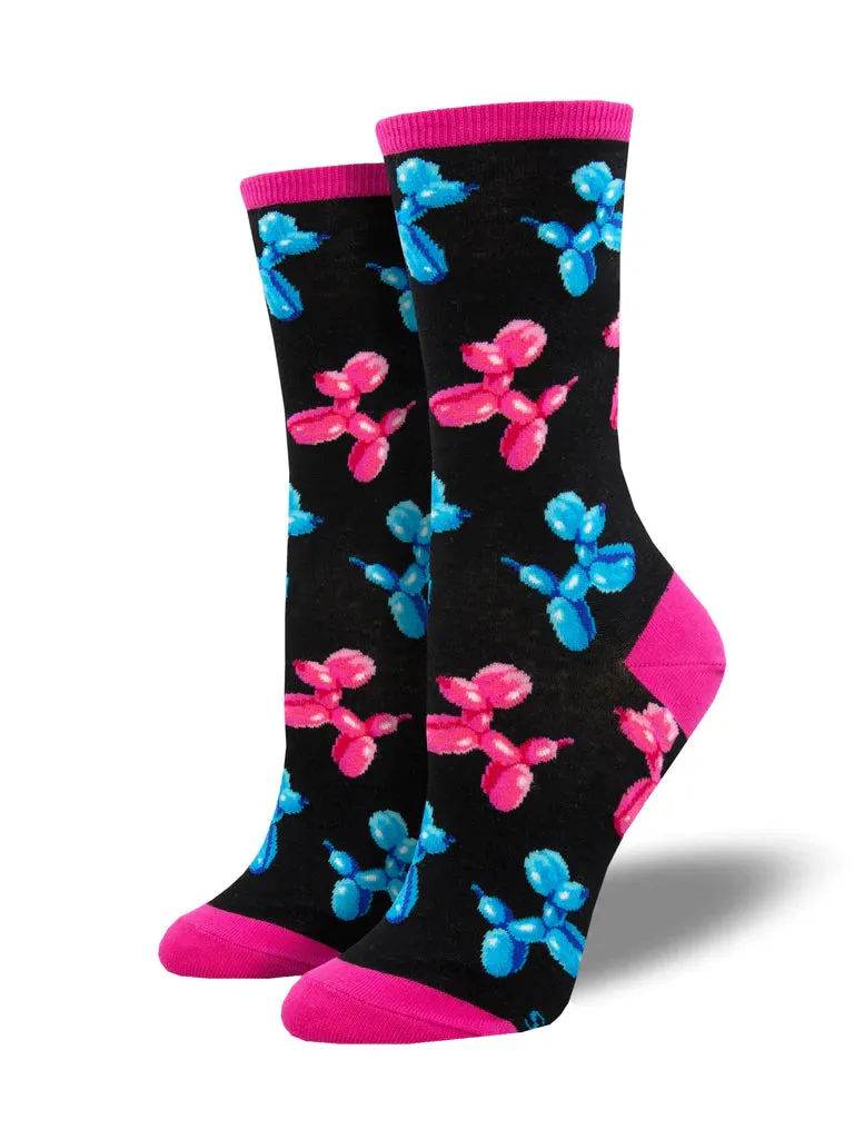 Balloon Animals Women's Socks - Black