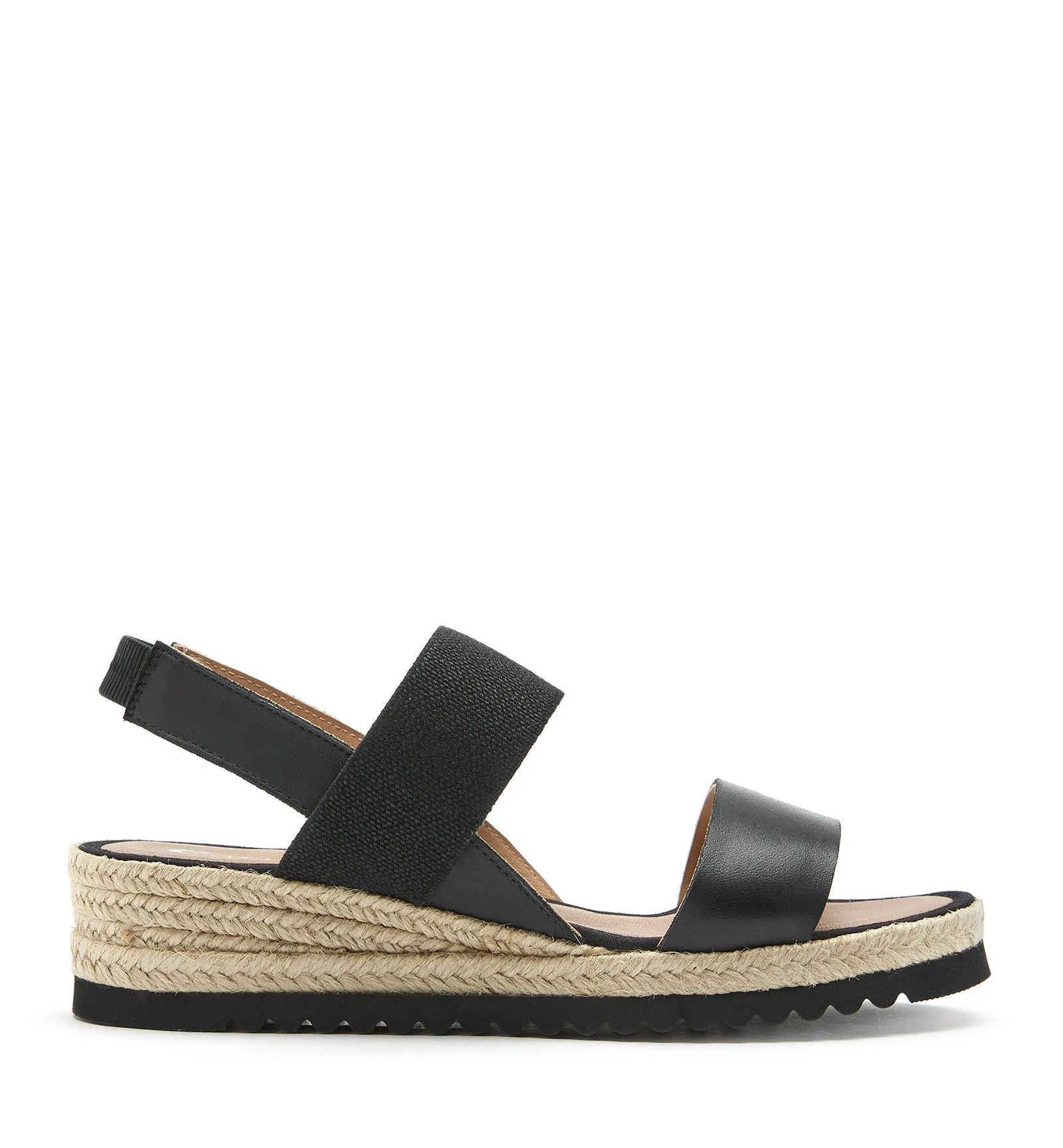 CASABLANCA SANDAL (BLACK) - LA CANADIENNE