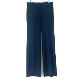 Celine Navy Wool Silk & Cashmere Wide Leg Trousers S