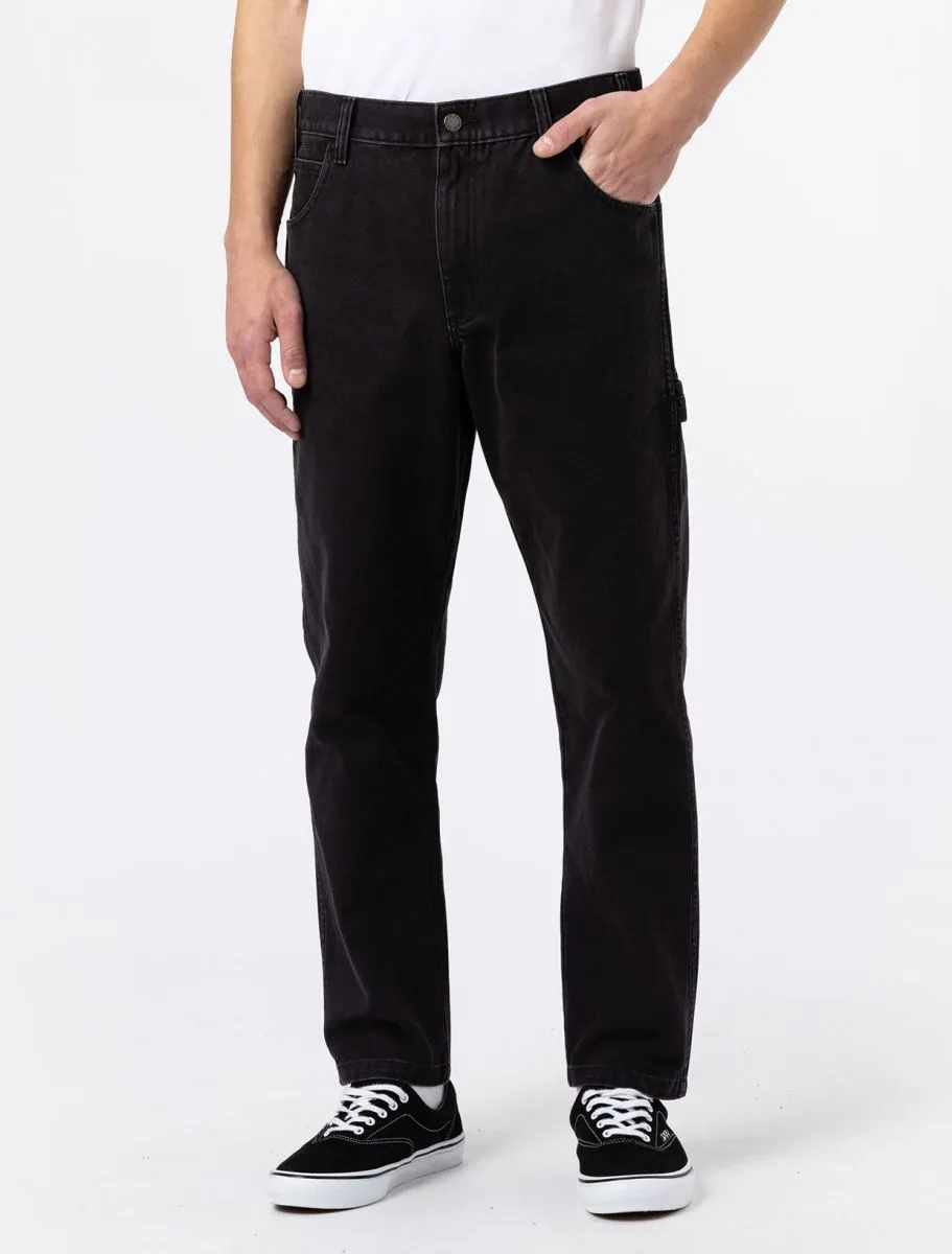 Dickies DC Carpenter men's trousers with patch pockets DK0A4XIFC401 black