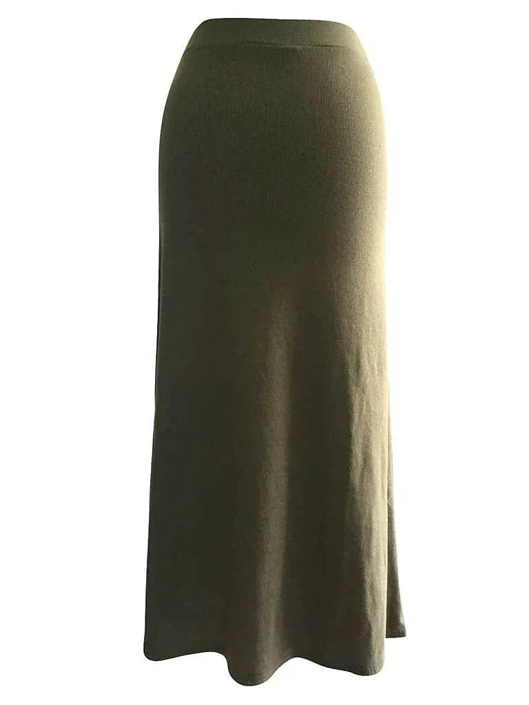 Elegant Maxi Length Women's Work Skirts in Multiple Colors and Sizes