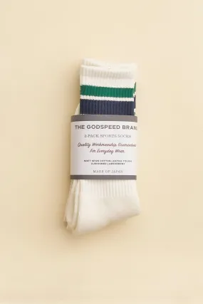 Godspeed 2-Pack Sports Socks - Green