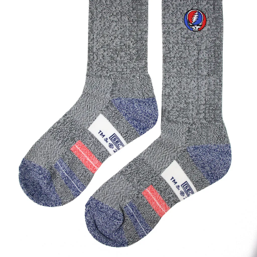 Grateful Dead | Socks | Steal Your Face Charcoal