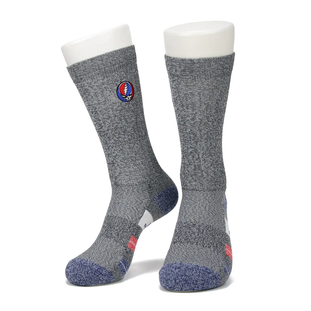 Grateful Dead | Socks | Steal Your Face Charcoal