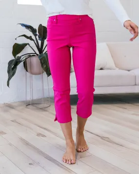 Hyperstretch Capris - Fiery Coral