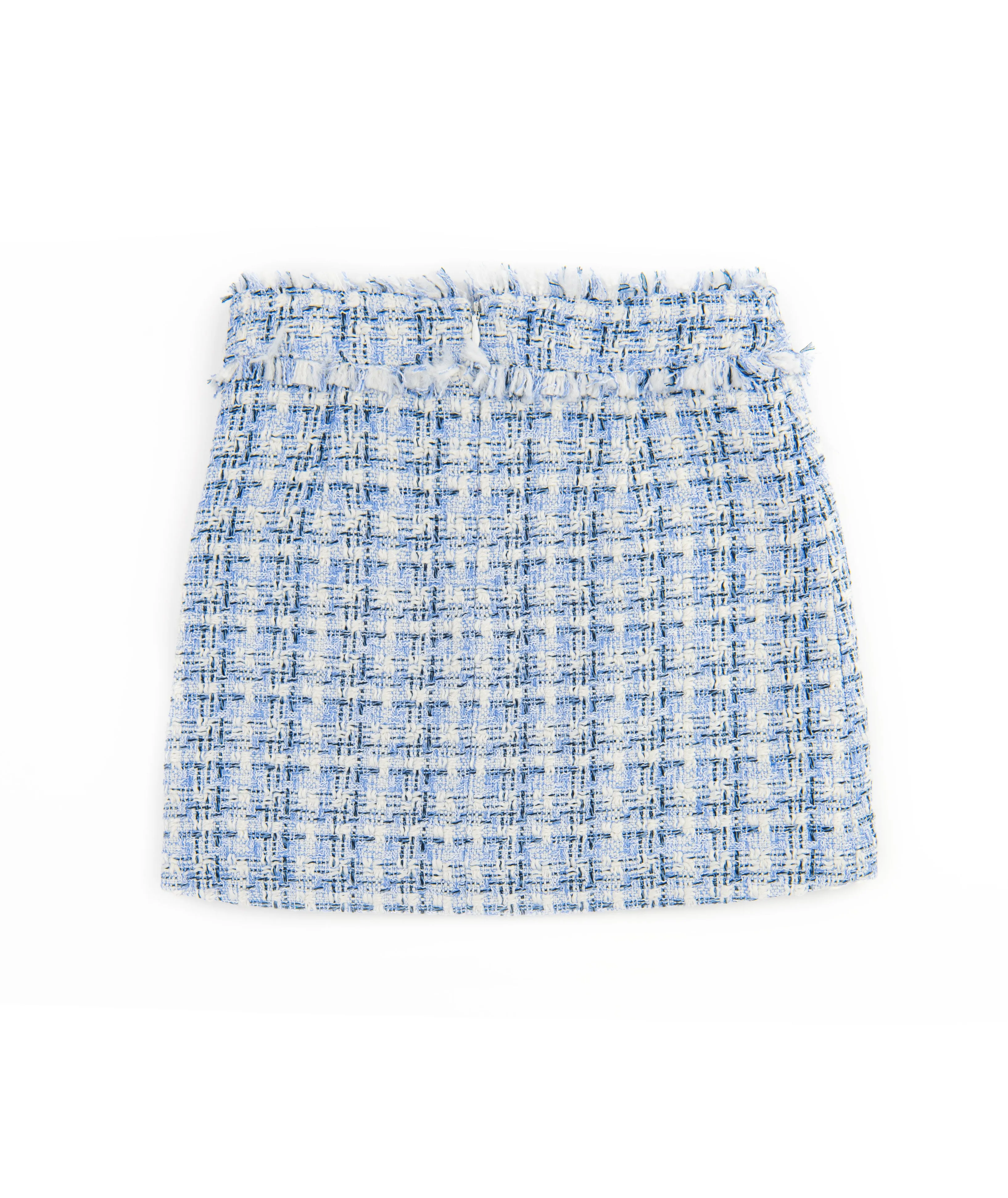 Katie J NYC Girls Blue Boucle Charlotte Skirt