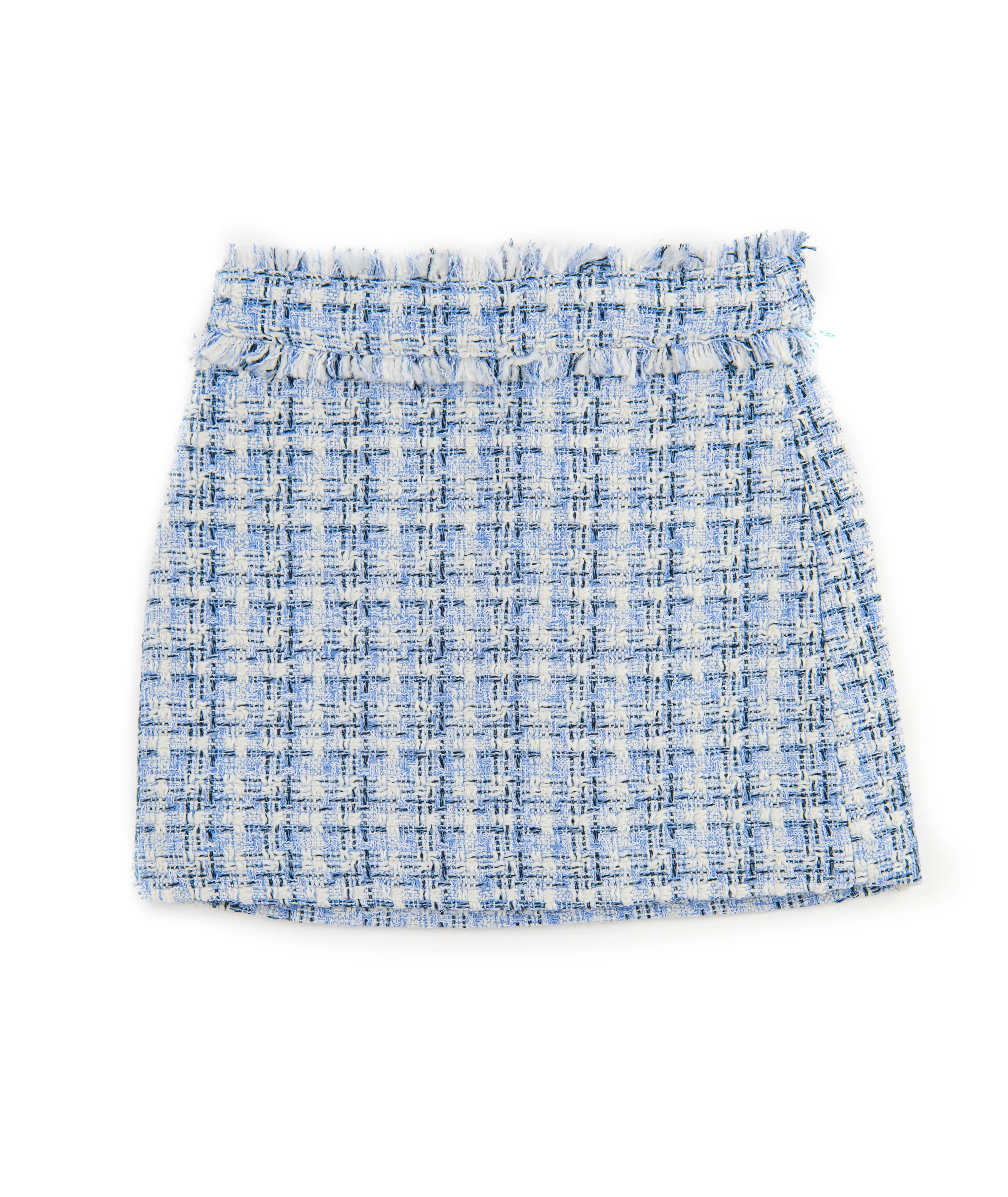 Katie J NYC Girls Blue Boucle Charlotte Skirt