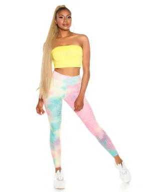 KouCla Watercolour Push-up Leggings