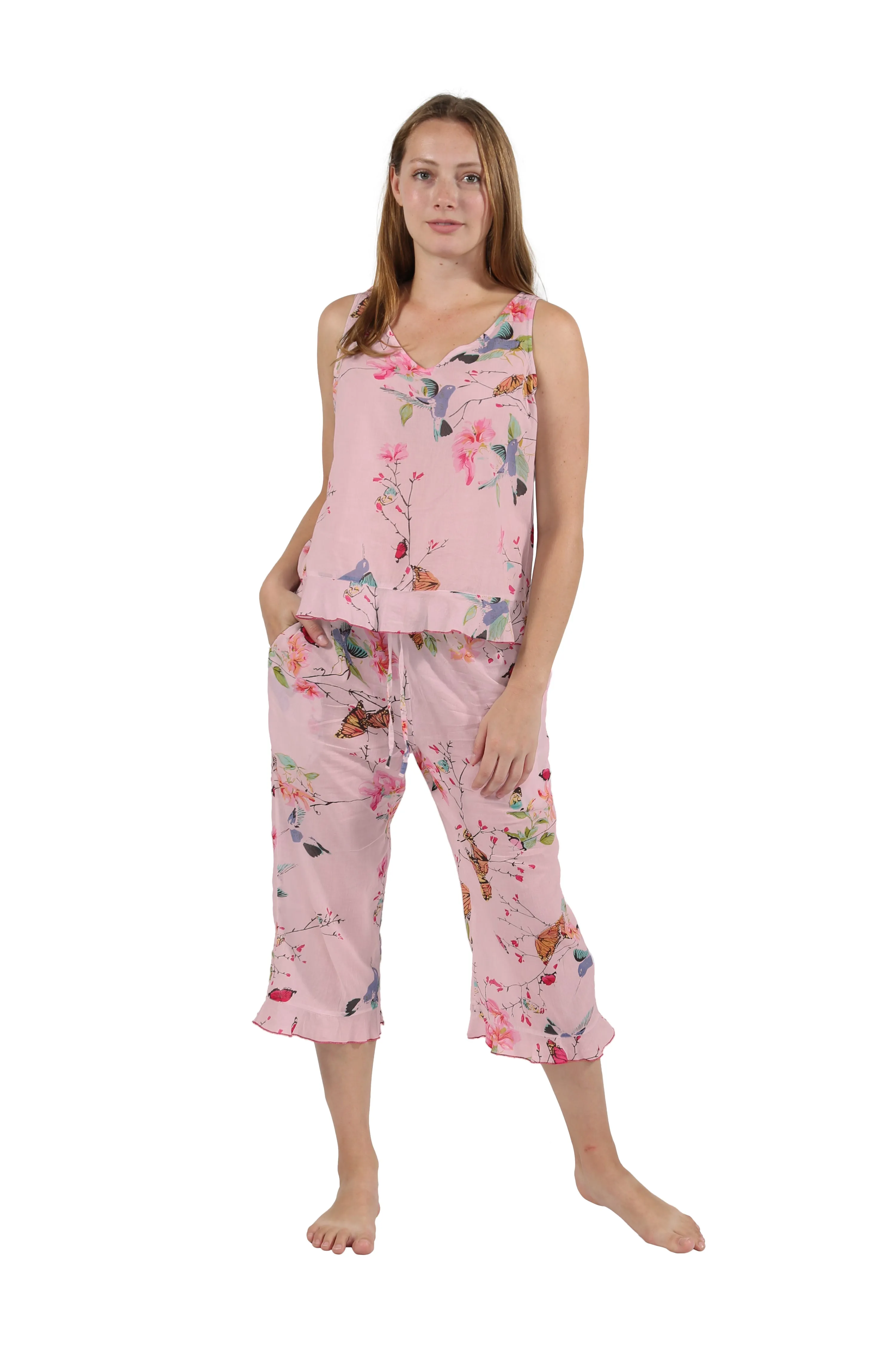 La Cera Nature At Its Best Capris PJ