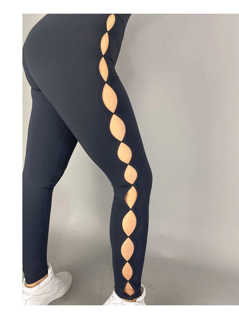 Premium Black Suspension Leggings for Ultimate Comfort and Style - La Fitwear