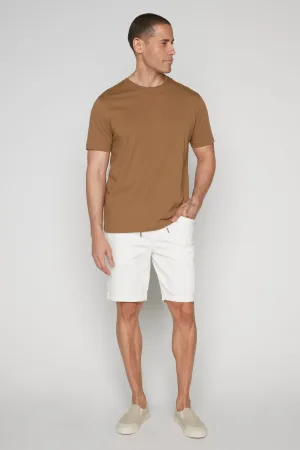 LENNON - Mens Rolled Up Shorts - Off White