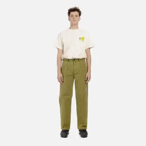 Livewire Pigment Dyed Herringbone Pant - Olive