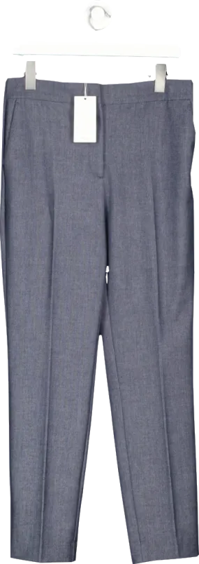 MANGO Blue Mid Rise Skinny Trousers BNWT UK 12