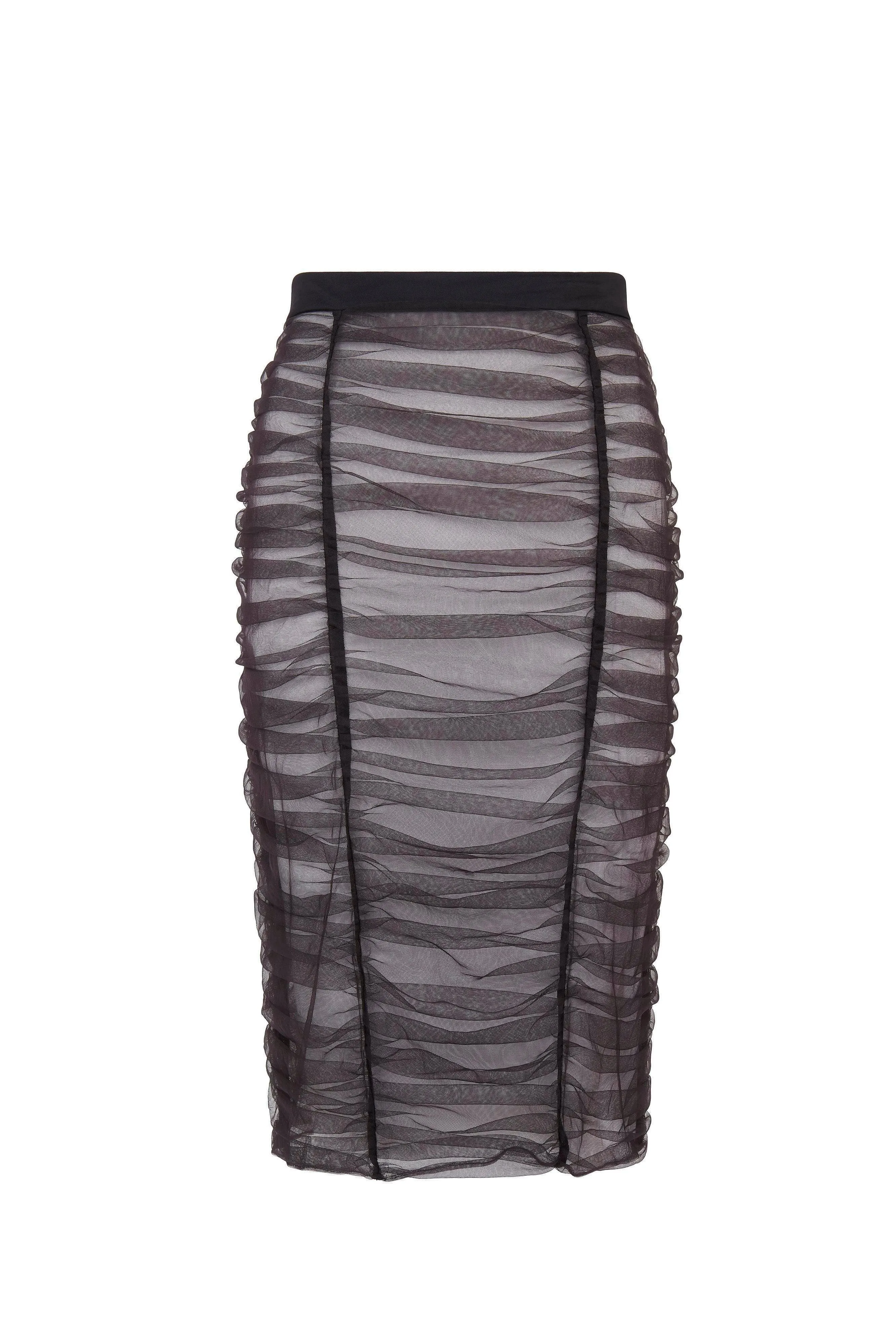 Minka Skirt Black Tulle Lycra