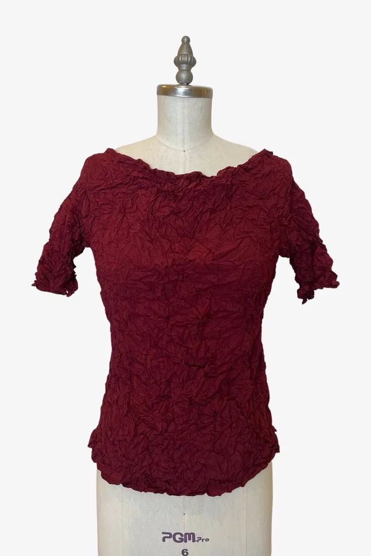 Moth Angelika II Top | Burgundy