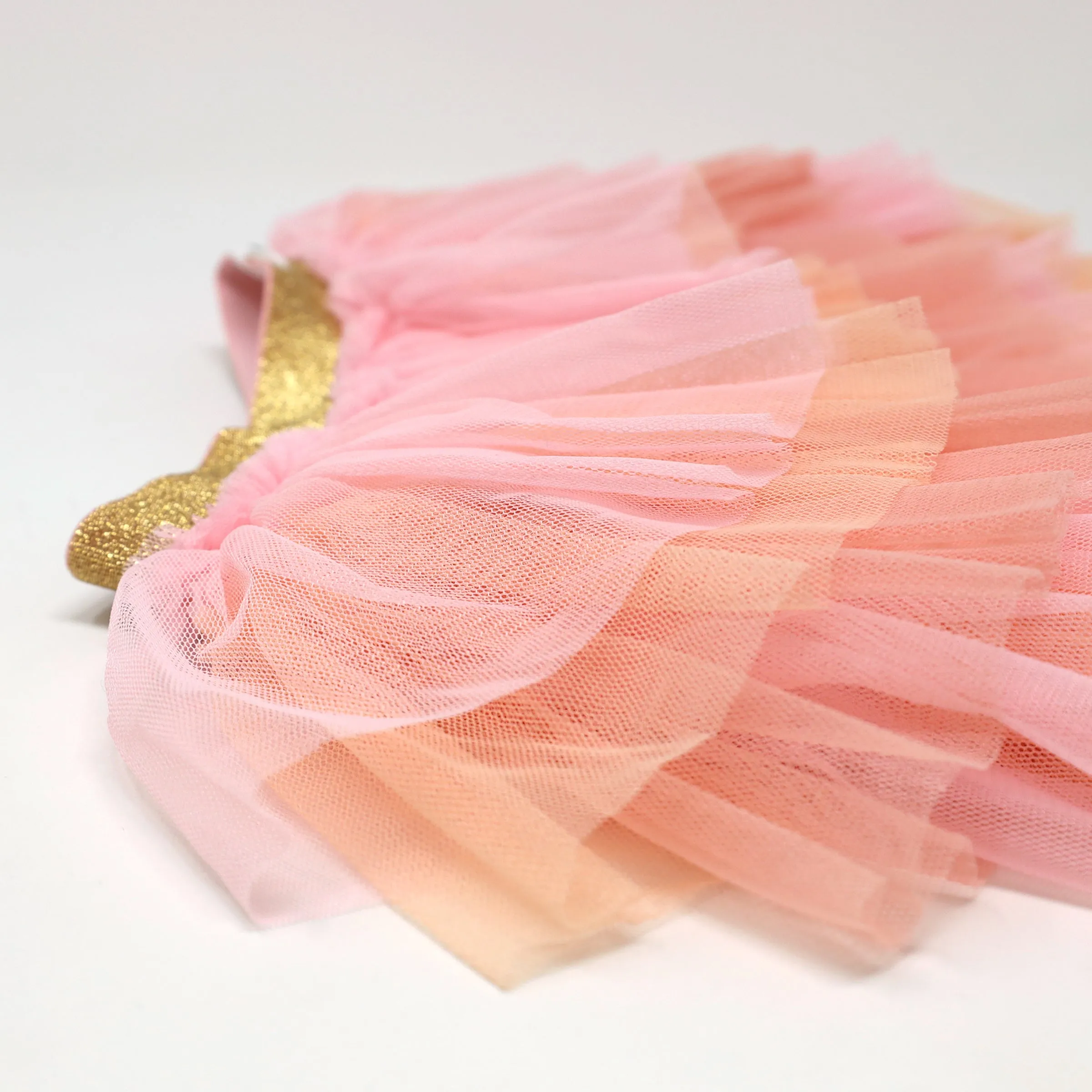 oh baby! Ombre Layered Skirt - Peach Sherbet