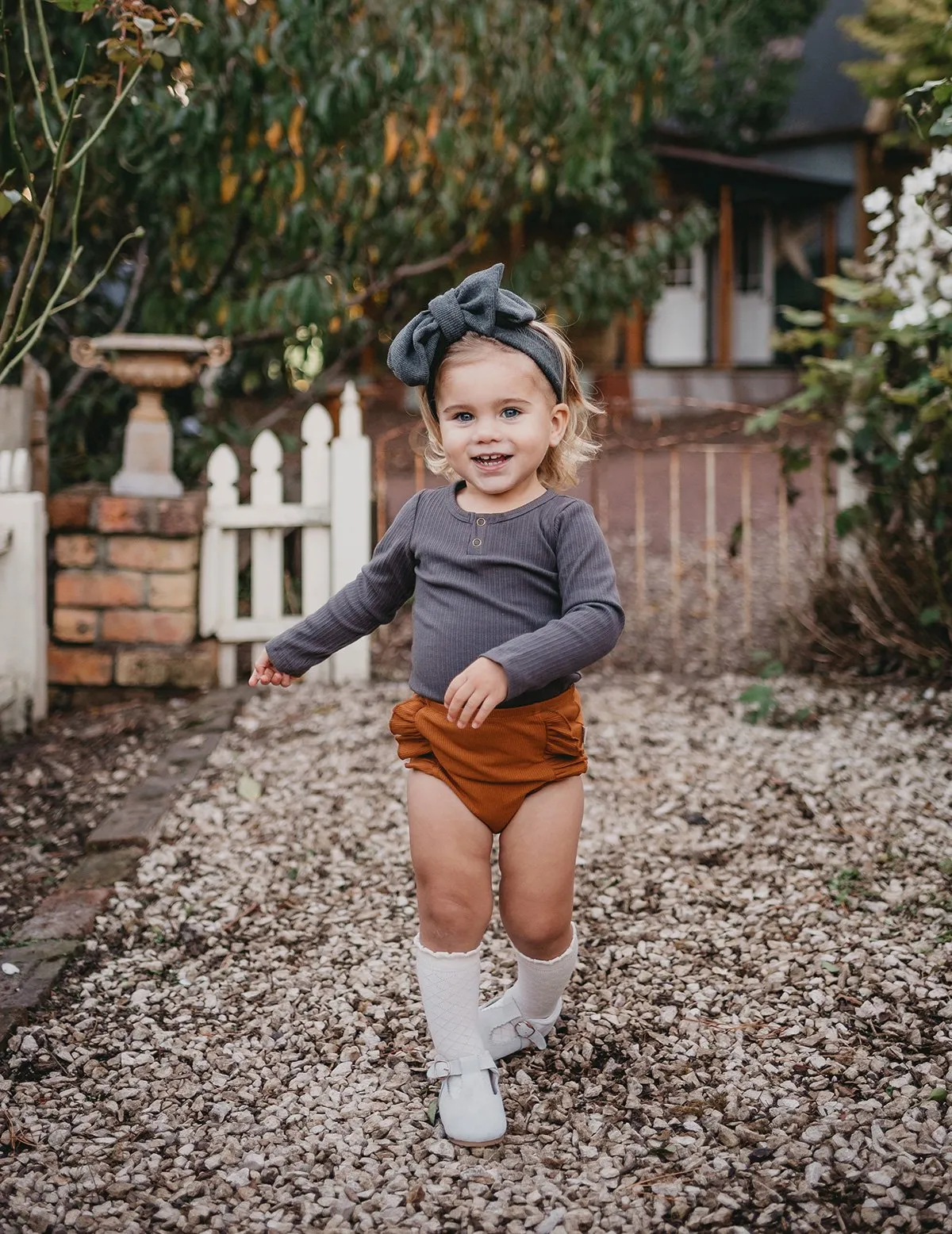 Picnic Knee-High Socks - Macaroon