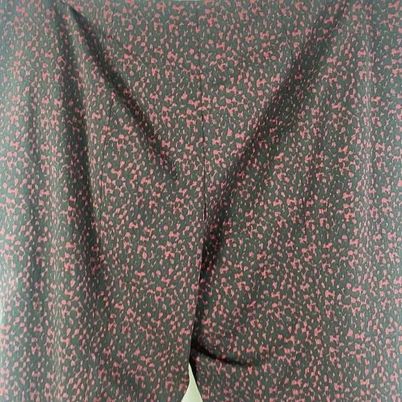 PradaRed Black Print Trousers