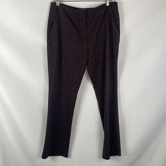 PradaRed Black Print Trousers