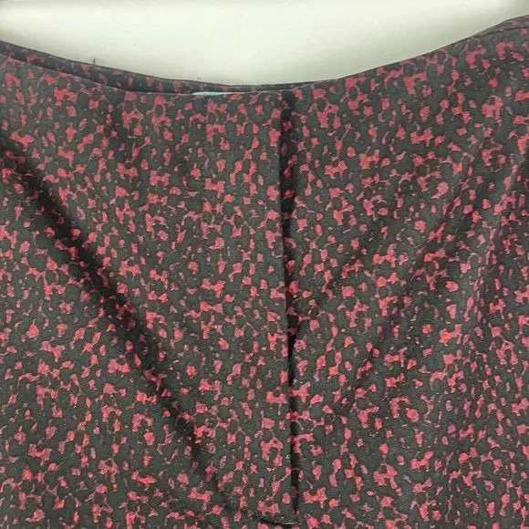 PradaRed Black Print Trousers