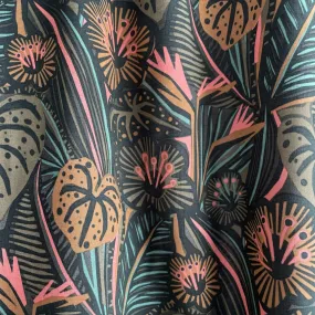 Rayon Challis Fabric in Lotusland by Cloud9