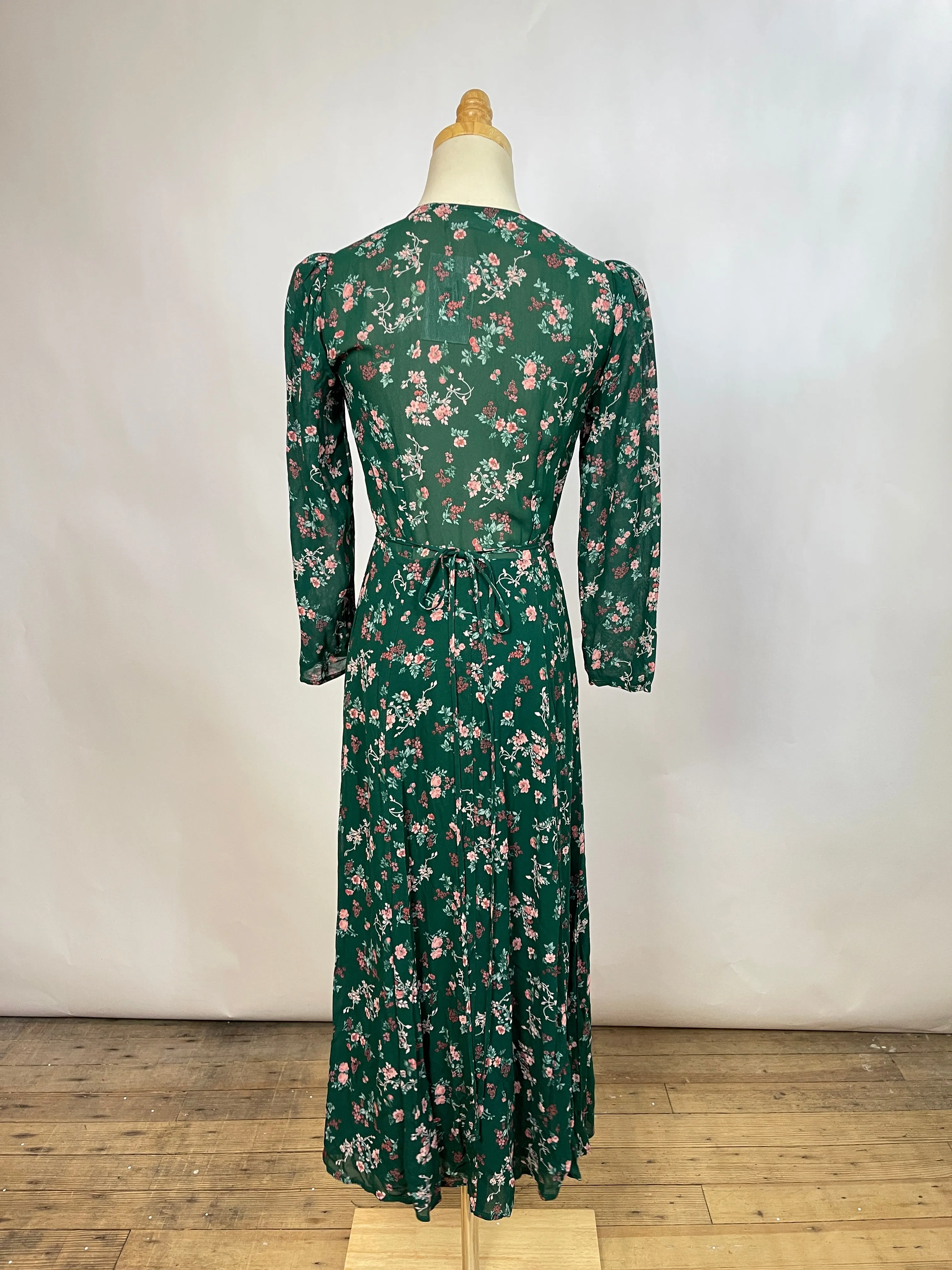 Reformation Floral Midi Wrap Dress (S)