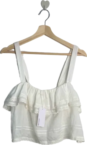 Reformation White Tarragon Top UK 12