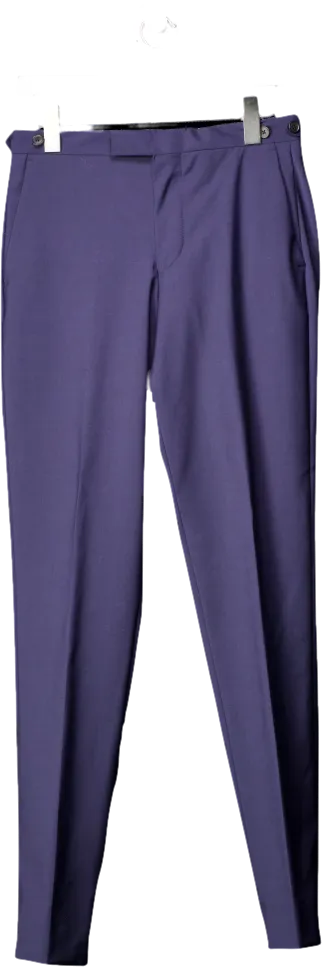 REISS Blue Modern Fit Travel Trousers W28