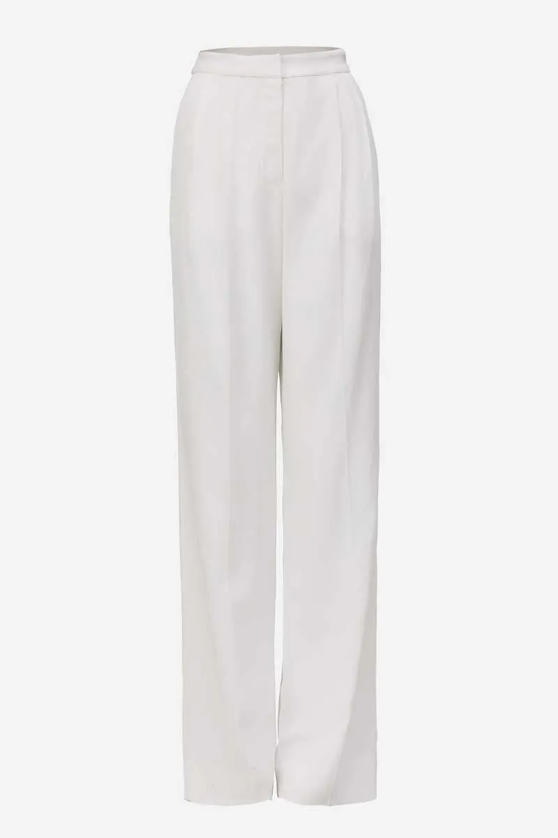 ROLODEX TROUSER-IVORY