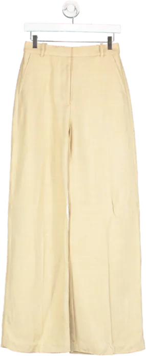 Sezane Beige Giovanni Trousers UK 8