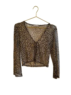 Sheer Cheetah Reformation Top