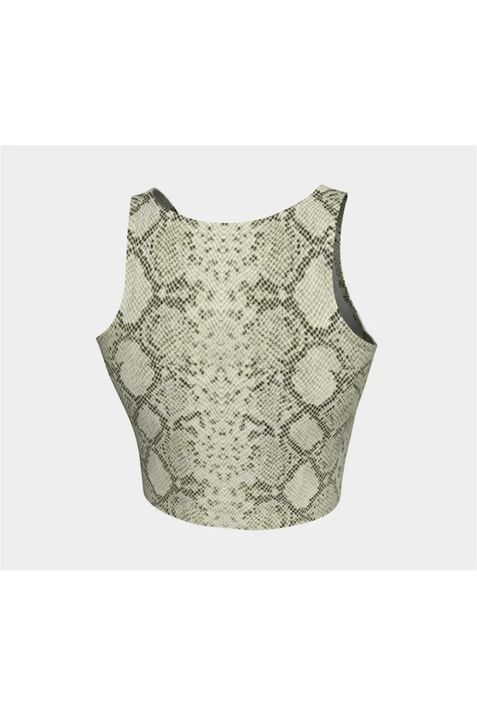 Snake Skin Print Athletic Top