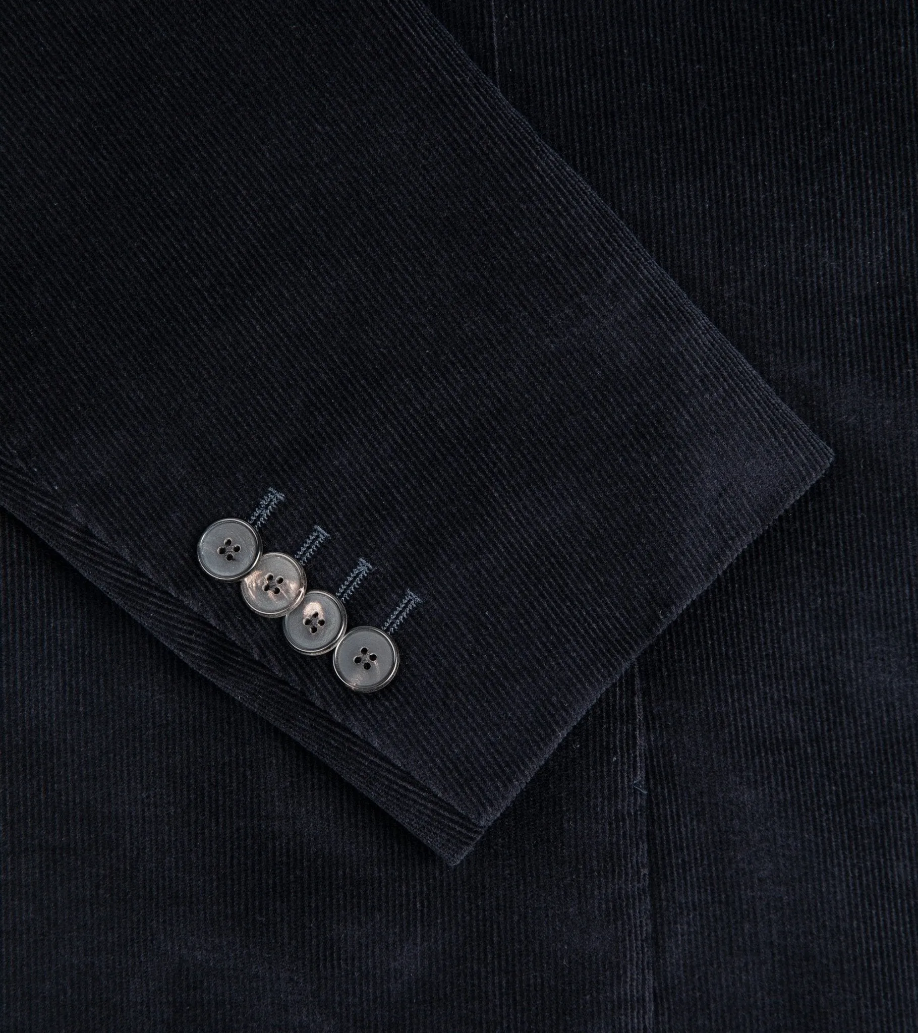 Trunk Wigmore Italian Cotton Needlecord Suit Jacket: Navy