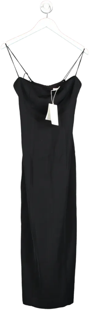 Viktoria & Woods Black The Generation Midi Dress UK 8