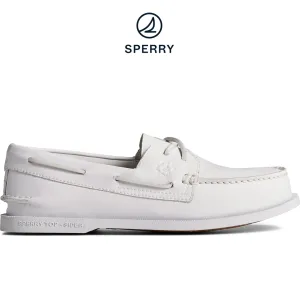 Women's Authentic Original Seacycled™ Boat Shoe - White (STS87543)