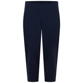 Womens Everyday Capri 3/4 Length Trousers Navy - SS24